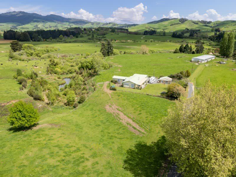 Aerial view of the new Riverrock Farm property